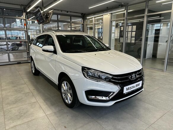 2026 Lada (ВАЗ) Vesta SW I Рестайлинг (NG), белый, 1915000 рублей - вид 2