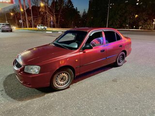 2005 Hyundai Accent ТагАЗ II, красный, 315000 рублей, вид 1