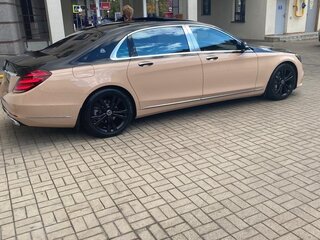 2017 Mercedes-Benz Maybach S-Класс 450 I (X222) Рестайлинг, бежевый, 11200000 рублей, вид 4