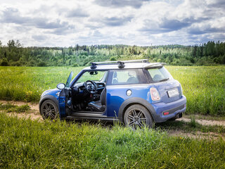 2007 Mini Hatch Cooper S II (R56), синий, 950000 рублей, вид 2