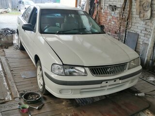 2002 Nissan Sunny B15, белый, 220000 рублей, вид 1