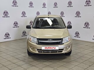 2013 Lada (ВАЗ) Granta I, серебристый, 377000 рублей, вид 2