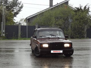 2003 Lada (ВАЗ) 2107, пурпурный, 90000 рублей, вид 4