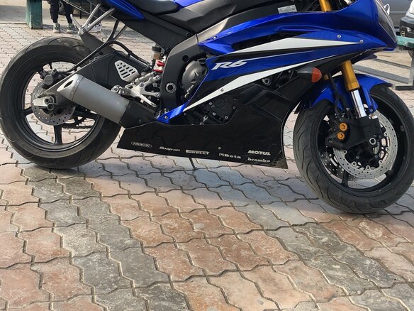 2007 Yamaha YZF-R6, синий, 620000 рублей - вид 5