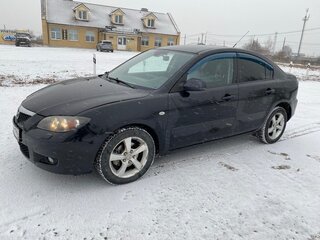 2008 Mazda 3 I (BK) Рестайлинг, чёрный, 580000 рублей, вид 4