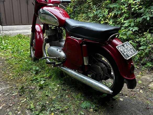 1978 Jawa 350/360, красный, 200000 рублей - вид 3