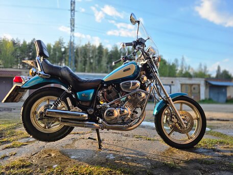 1995 Yamaha XV1100 Virago, зелёный, 315000 рублей, вид 2