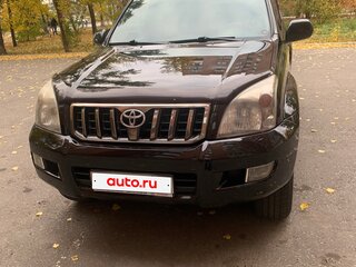 2008 Toyota Land Cruiser Prado 5-speed 120 Series Рестайлинг, чёрный, 2600000 рублей, вид 1