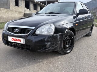 2007 Lada (ВАЗ) Priora I, чёрный, 160000 рублей, вид 1