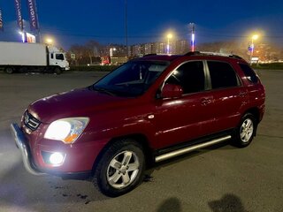 2009 Kia Sportage II Рестайлинг, пурпурный, 850000 рублей, вид 2