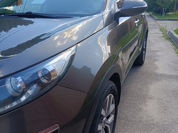 2014 Kia Sportage III Рестайлинг, серый, 1835000 рублей - вид 4