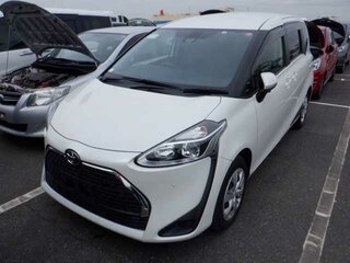 2019 Toyota Sienta II Рестайлинг, белый, 1700000 рублей, вид 2
