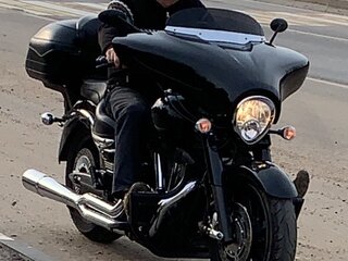 2008 Yamaha XV 1900, чёрный, 930000 рублей, вид 2