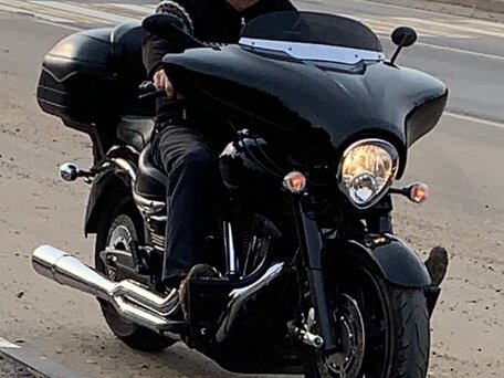 2008 Yamaha XV 1900, чёрный, 930000 рублей, вид 2
