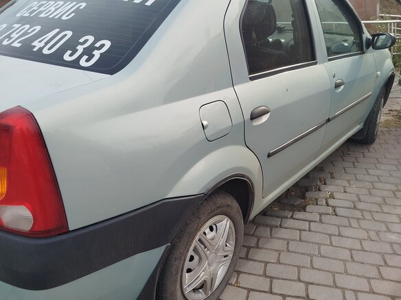 2007 Renault Logan I, зелёный, 320000 рублей - вид 7