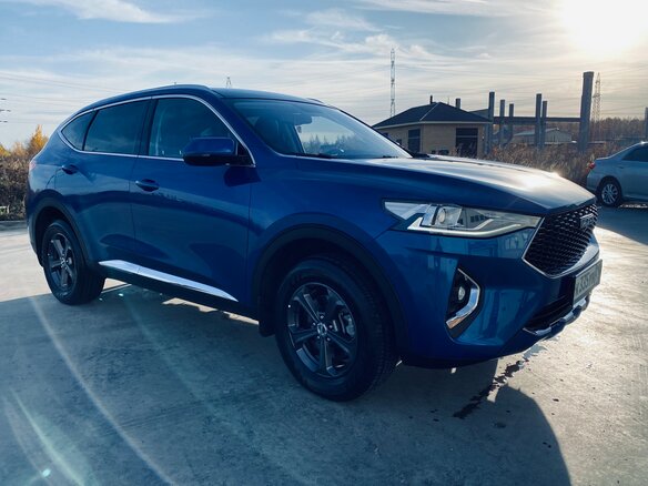 2019 Haval F7 I, синий - вид 2