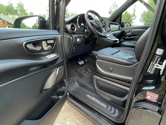 2022 Mercedes-Benz V-Класс 300 d длинный III (W447) Рестайлинг, чёрный - вид 8