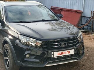 2020 Lada (ВАЗ) Vesta SW Cross I, чёрный, 1400000 рублей, вид 2