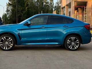 2018 BMW X6 30d II (F16), голубой, 5450000 рублей, вид 3