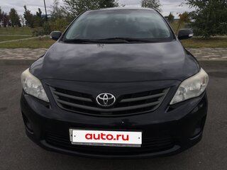 2010 Toyota Corolla X (E140, E150) Рестайлинг, чёрный, 950000 рублей, вид 2