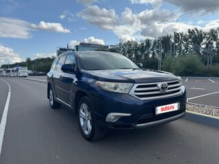 2011 Toyota Highlander II (XU40) Рестайлинг, синий, 2100000 рублей, вид 4
