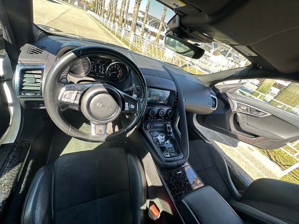2017 Jaguar F-Type I Рестайлинг, белый, 3700000 рублей - вид 9