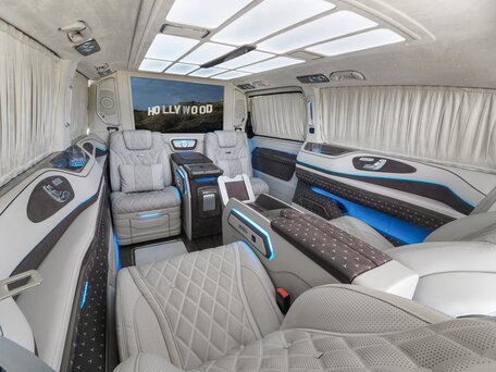 2025 Mercedes-Benz V-Класс Extra Long 300 d экстра длинный III (W447) Рестайлинг 2, чёрный, 41700000 рублей, вид 5