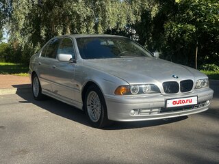 2001 BMW 5 серии 525i IV (E39) Рестайлинг, серебристый, 750000 рублей, вид 3