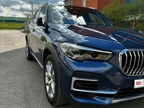 2021 BMW X5 40i IV (G05/G18), синий, 8450000 рублей