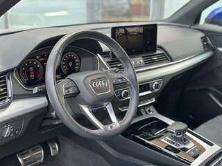 2021 Audi Q5 45 TFSI II (FY) Рестайлинг, синий, 5050000 рублей, вид 5