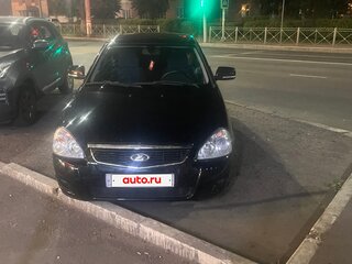 2009 Lada (ВАЗ) Priora I, чёрный, 360000 рублей, вид 2