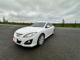 2011 Mazda 6 II (GH) Рестайлинг, белый, 1200000 рублей, вид 2
