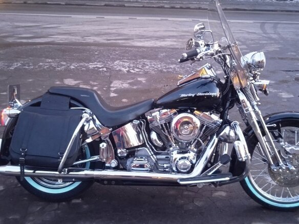 2001 Harley-Davidson Springer Softail, чёрный