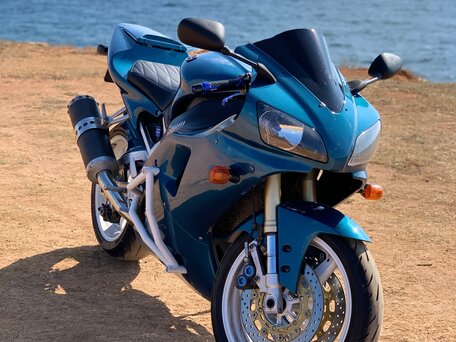 1999 Yamaha YZF-R1, синий, 450000 рублей, вид 1