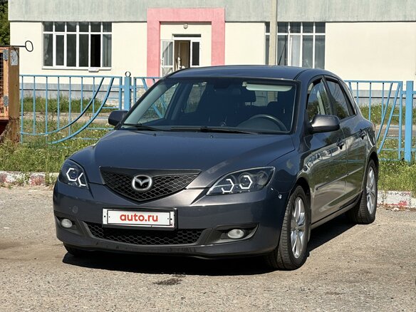 2008 Mazda 3 I (BK) Рестайлинг, серый, 850000 рублей - вид 2