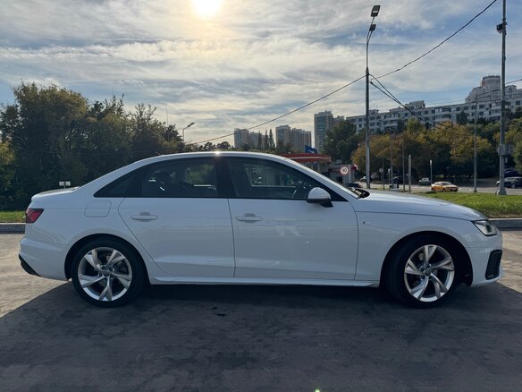 2020 Audi A4 40 TFSI V (B9) Рестайлинг, белый - вид 7