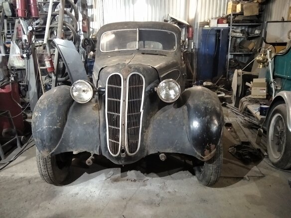 1937 BMW 321 I, чёрный - вид 1