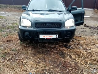 2002 Hyundai Santa Fe I, чёрный, 380000 рублей, вид 1