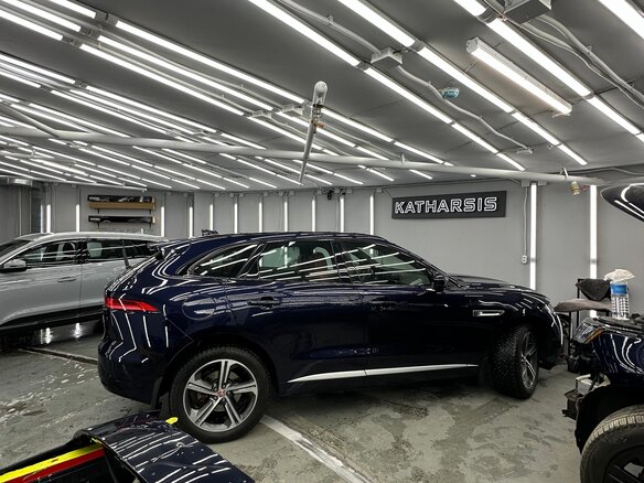 2016 Jaguar F-Pace I, синий, 2900000 рублей - вид 10