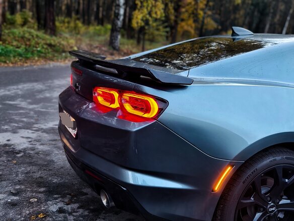 2021 Chevrolet Camaro VI Рестайлинг, серый, 2750000 рублей - вид 9