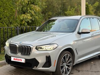 2021 BMW X3 30i xDrive III (G01) Рестайлинг, серебристый, 3850000 рублей, вид 3