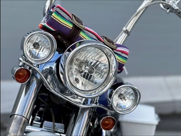 2010 Harley-Davidson Softail Deluxe, пурпурный, 1350000 рублей - вид 16