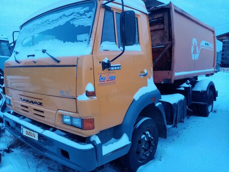 2009 КамАЗ Мусоровоз/Мультилифт, жёлтый, 2400000 рублей, вид 1