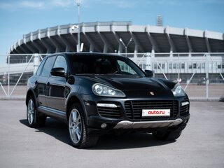 2007 Porsche Cayenne Turbo I Рестайлинг (957), чёрный, 1600000 рублей, вид 1