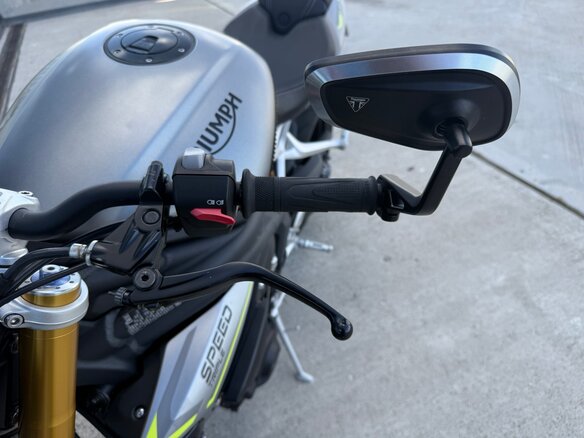 2021 Triumph Speed Triple, серый, 1200000 рублей - вид 14