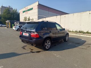 2004 BMW X5 3.0i I (E53) Рестайлинг, синий, 900000 рублей, вид 5