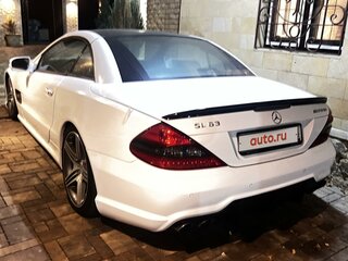 2002 Mercedes-Benz SL-Класс AMG 55 AMG II (R230), чёрный, 3700000 рублей, вид 2