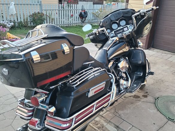 2003 Harley-Davidson Electra Glide, чёрный, 550000 рублей - вид 5
