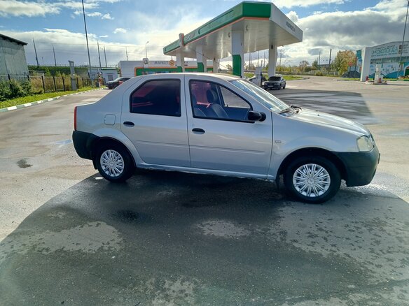 2007 Renault Logan I, серый - вид 3