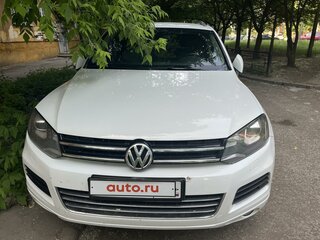 2012 Volkswagen Touareg II, белый, 2250000 рублей, вид 1